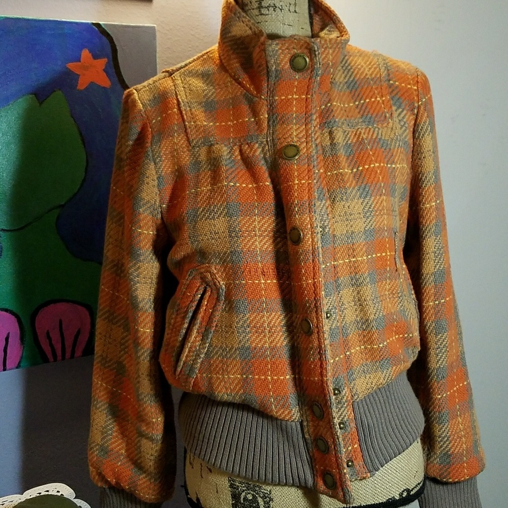 NWOT BB Dakota plaid jacket NWOT
