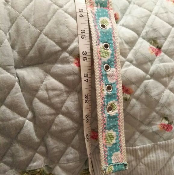 Vintage Handmade Floral Belt - Picture 3 of 3