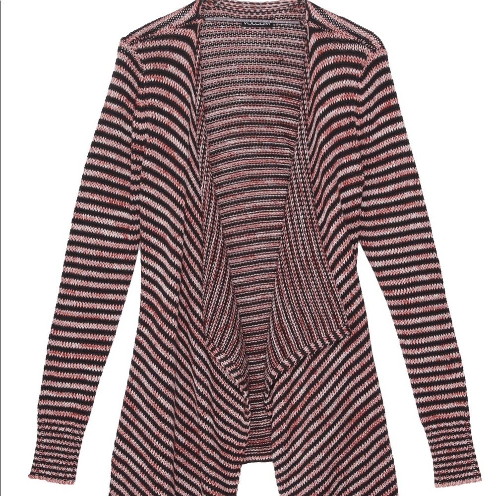 Volcom "Swayed" Open Cardigan Sweater - image 4