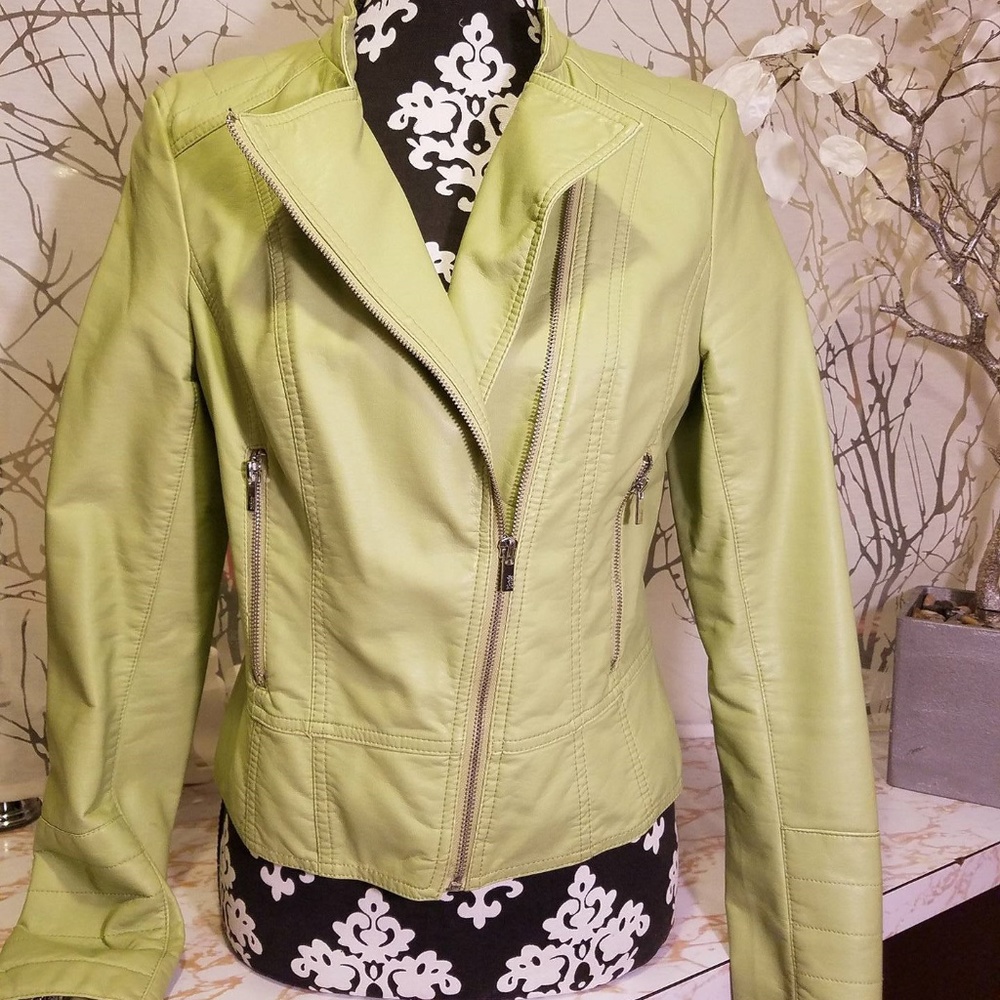 ❤FREE IN BOGO SALE Black Rivet faux leather jacket