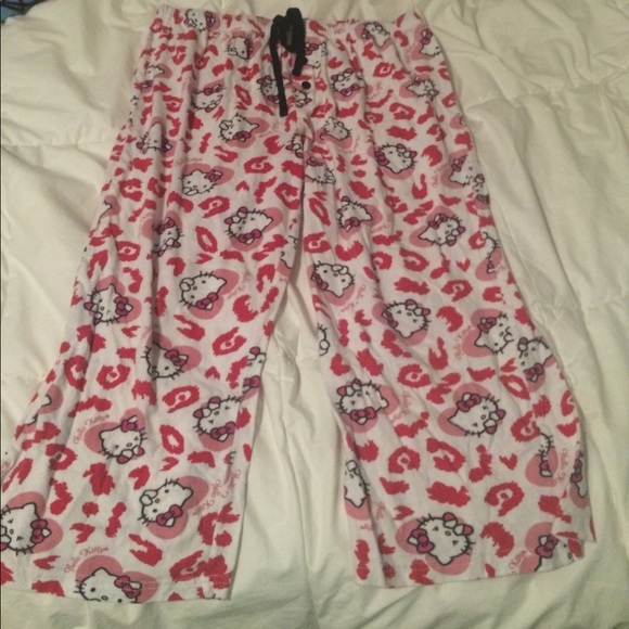 ❤️PRICE DROP!❤️Authentic Hello Kitty pj pants - Picture 1 of 3