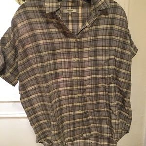 Madewell Plaid Courier Shirt