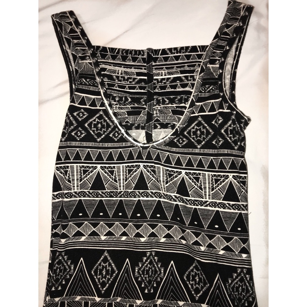 Black and white dress