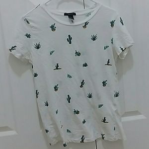 Forever21 Cactus Graphic T shirt