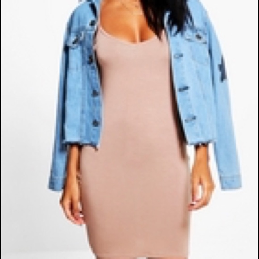 Tan Bodycon Dress