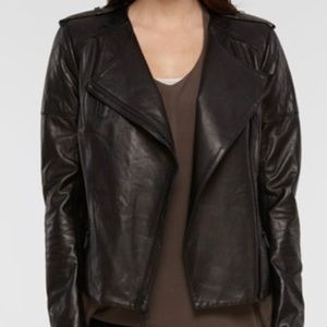 Vince quilted leather moto jacket