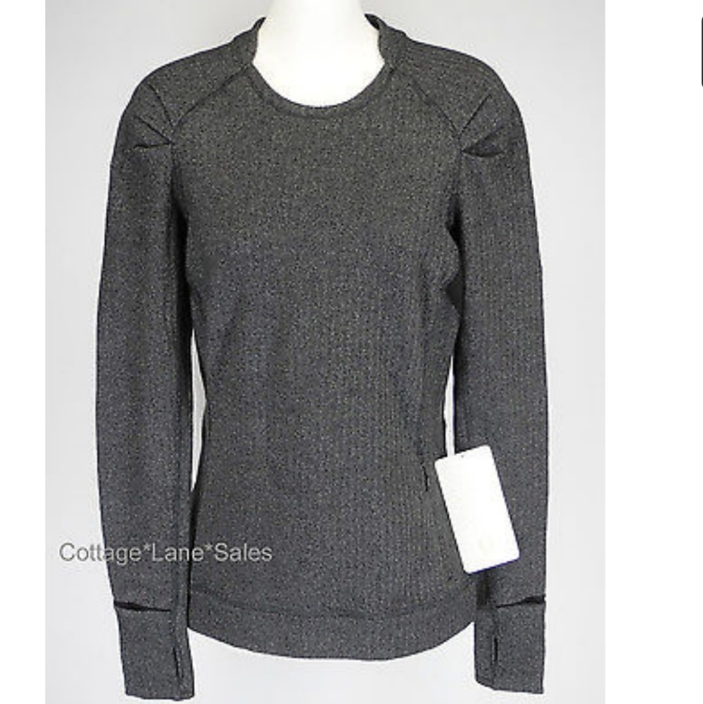 Lululemon think fast l/s herringbone