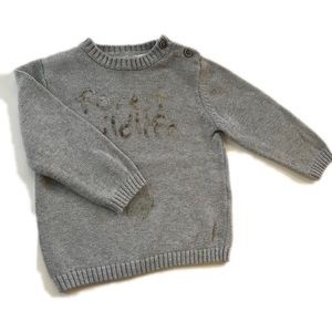 **Zara** Forest Wildlife Sweater