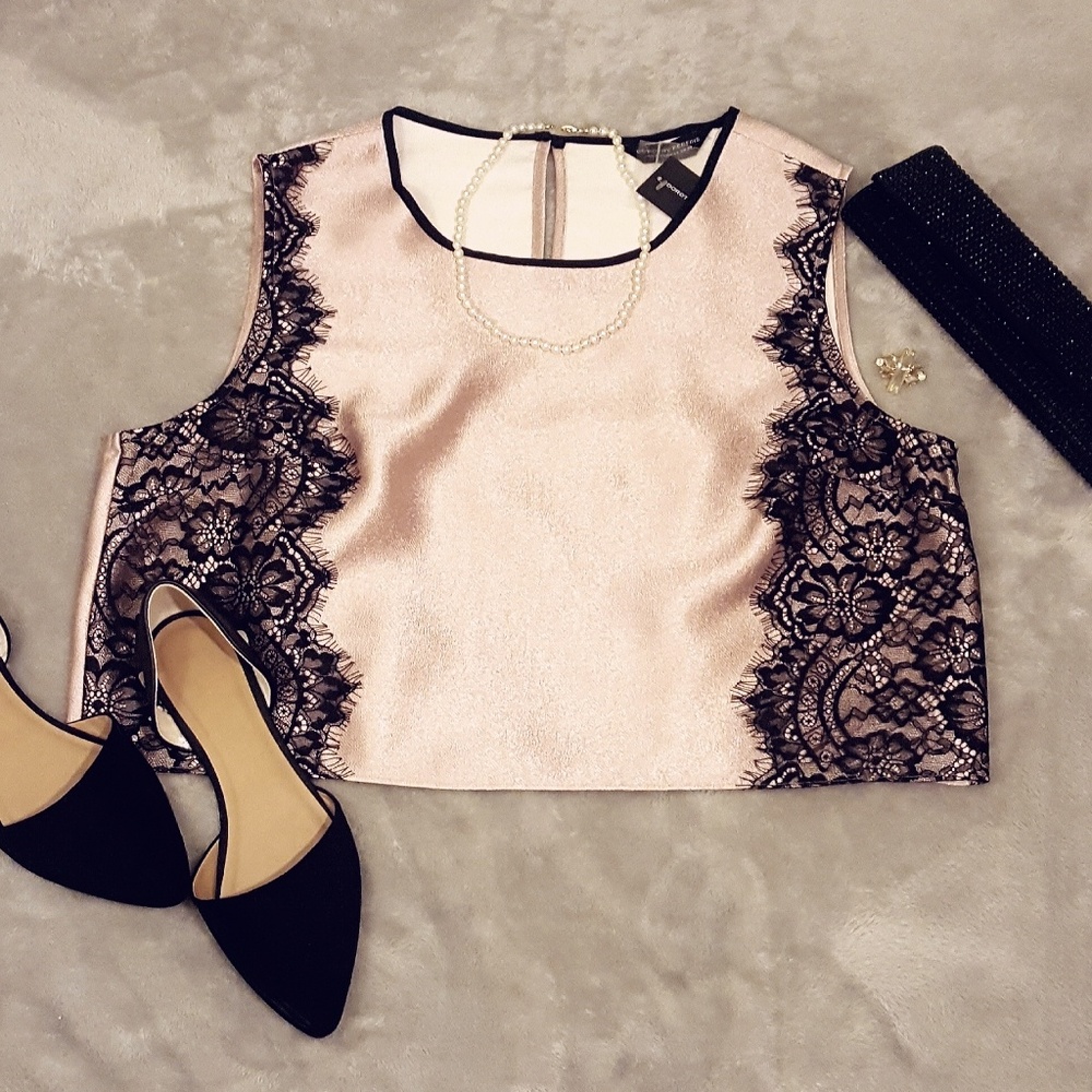 Dorothy Perkins Lace Crop Top