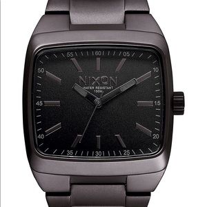Nixon gunmetal “The Manual” watch