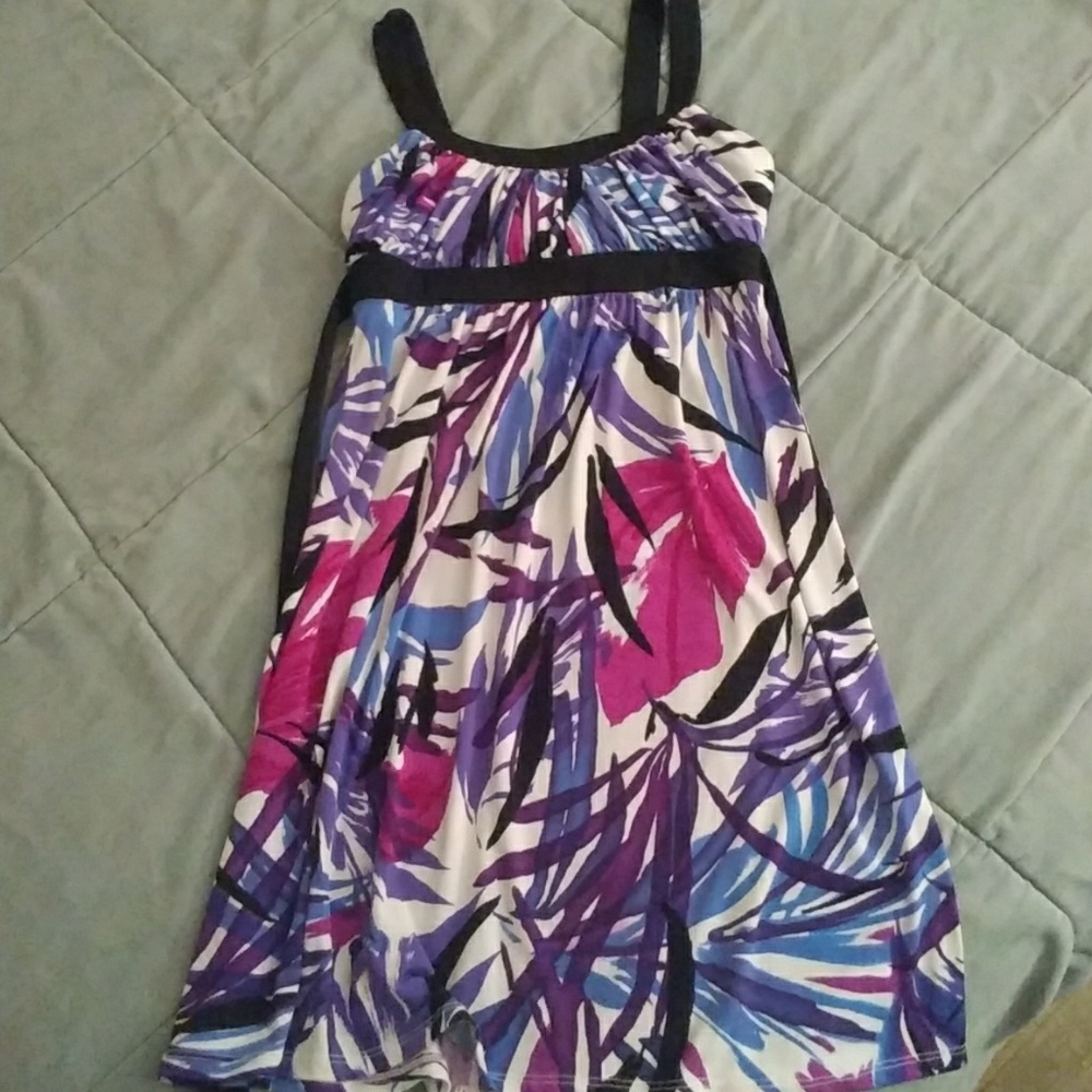 Floral print dress