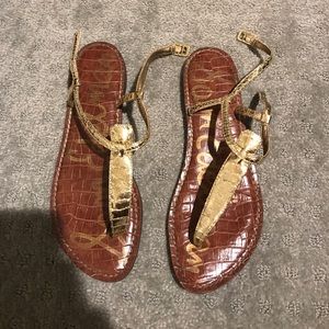 Sam Edelman Gold Gigi Sandal