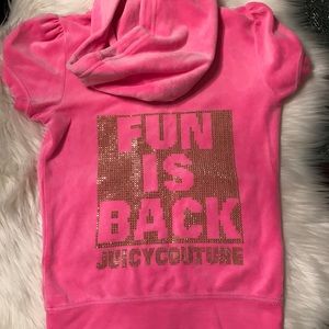 🎁NWOT juicy couture cute short sleeves jacket 🌈