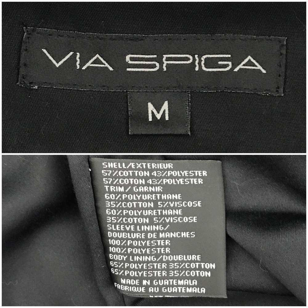 Black Skirted Single-Breasted Trench Coat NWOT - Picture 8 of 8