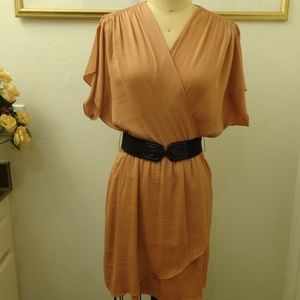 BCBGMAXAZRIA Copper Shift Tunic Dress