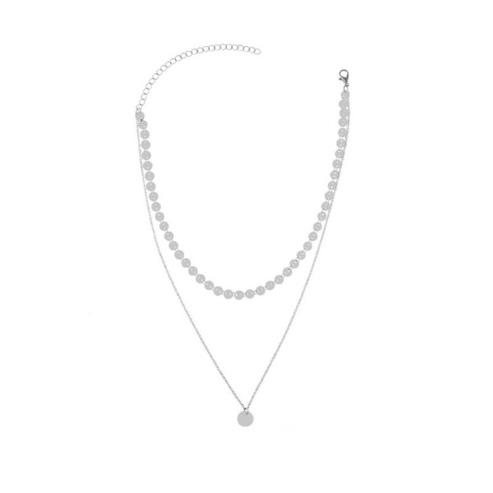 ⭐️ Dainty boho double layered coin circle ⭐️ - Picture 4 of 8
