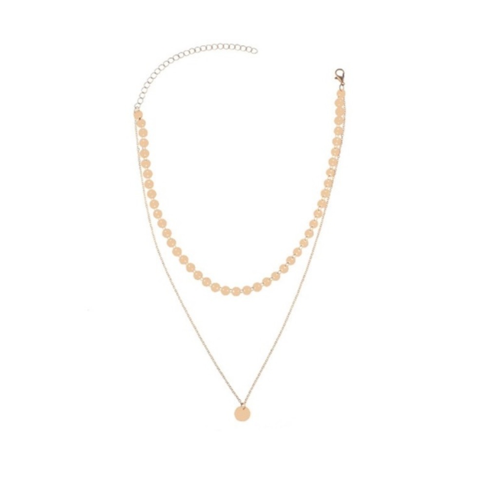 ⭐️ Dainty boho double layered coin circle ⭐️ - Picture 7 of 8