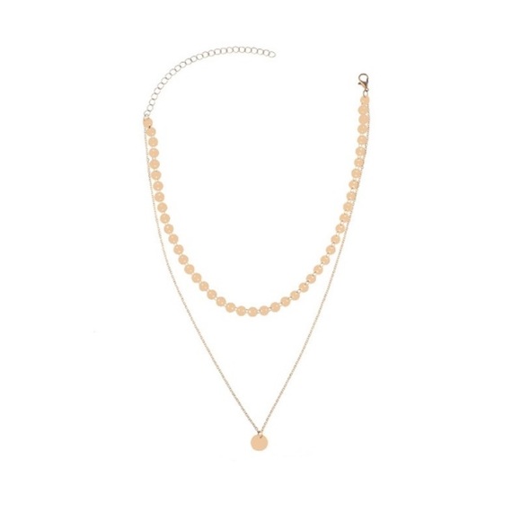 ⭐️ Dainty boho double layered coin circle ⭐️ - Picture 7 of 8