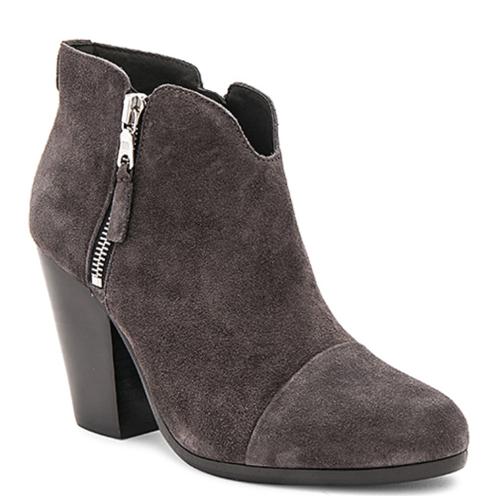 Rag and Bone Suede Margot Fringe Booties