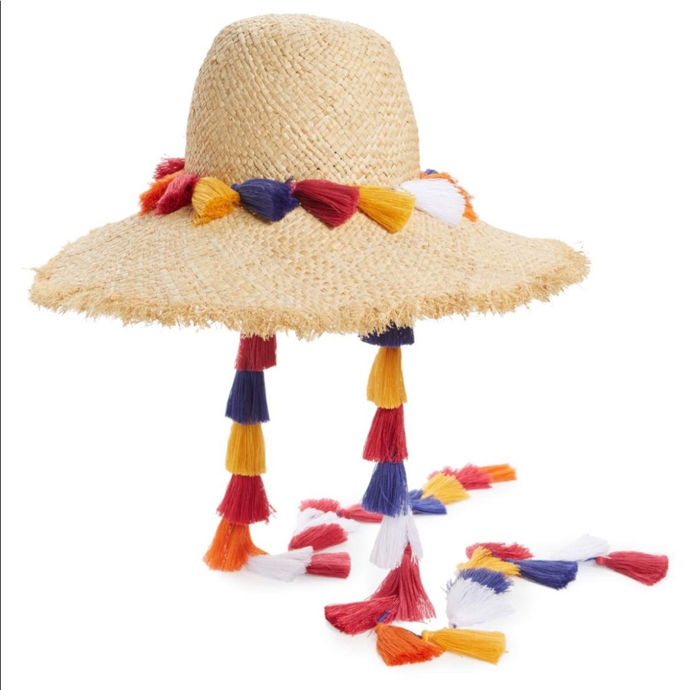 Kate Spade tassel sun hat backpack