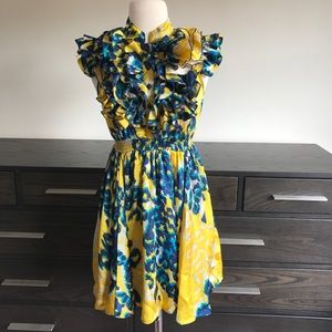 Forever 21 Ruffled Flowy Dress Forever 21 Ruffled Flowy Dress