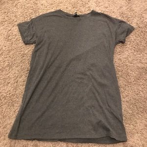 Grey t shirt dress Grey t shirt dress