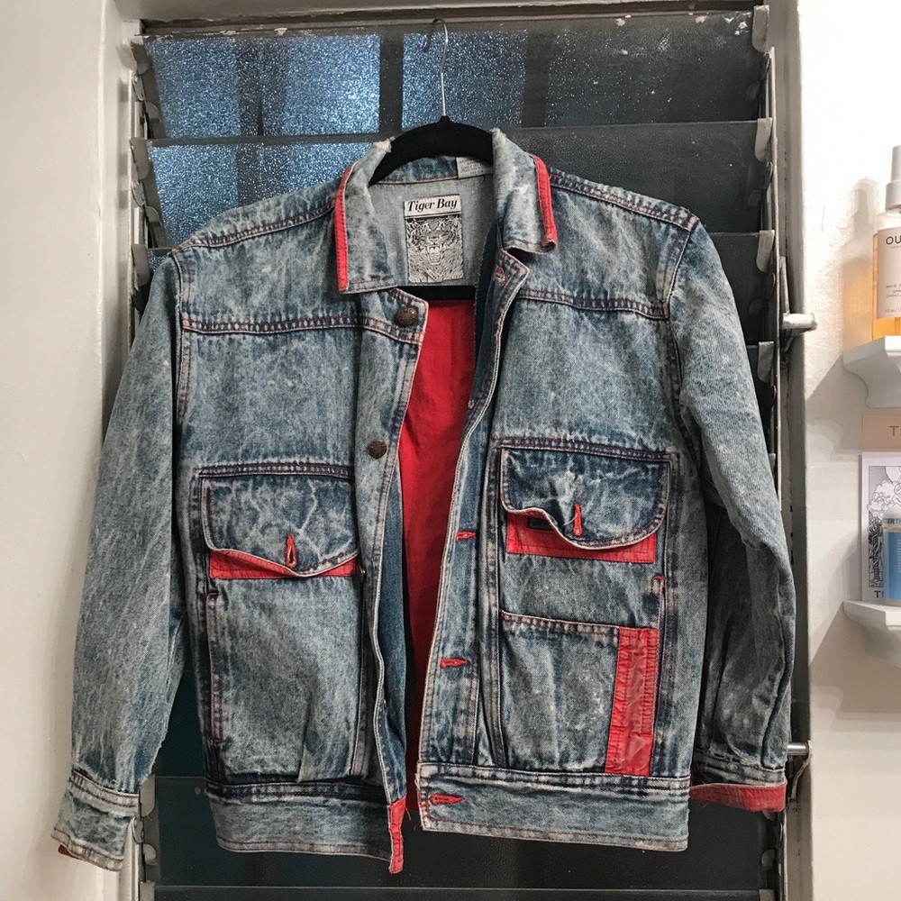 One of a kind vintage denim jacket
