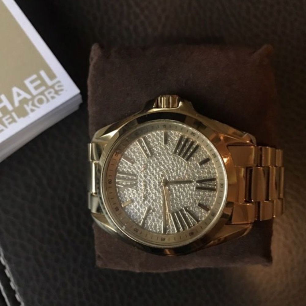Gold Michael kors watch