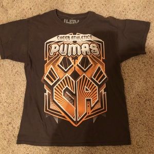 Cheer Athletics Pumas team shirts