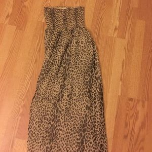 Leopard print dress