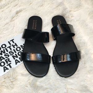 Lauren Conrad black sandals