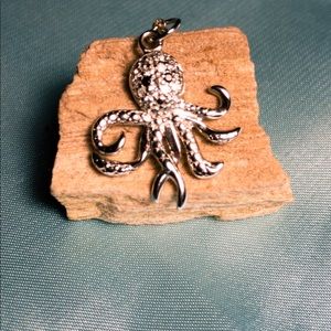 925 Silver Octopus Pendant
