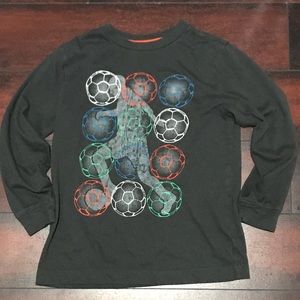 Old Navy boys soccer long sleeve shirt
