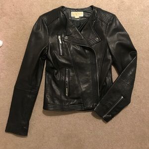 Michael Kors Leather Jaxket