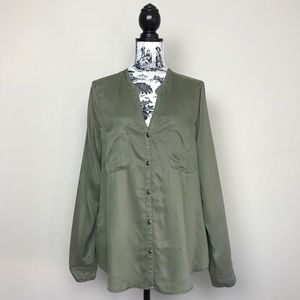 Anthropologie Holding Horses Sageleaf Buttondown Anthropologie Holding Horses Sageleaf Buttondown