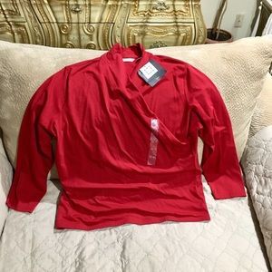 LIZ Claiborne New w/tag Red Blouse