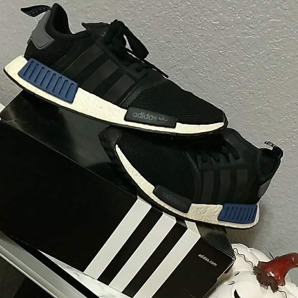 Adidas NMD R1 Black JD Sports S76841 - Picture 3 of 8
