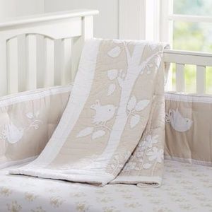 NEW Pottery Barn Kids Sadie Toddler Quilt Organic