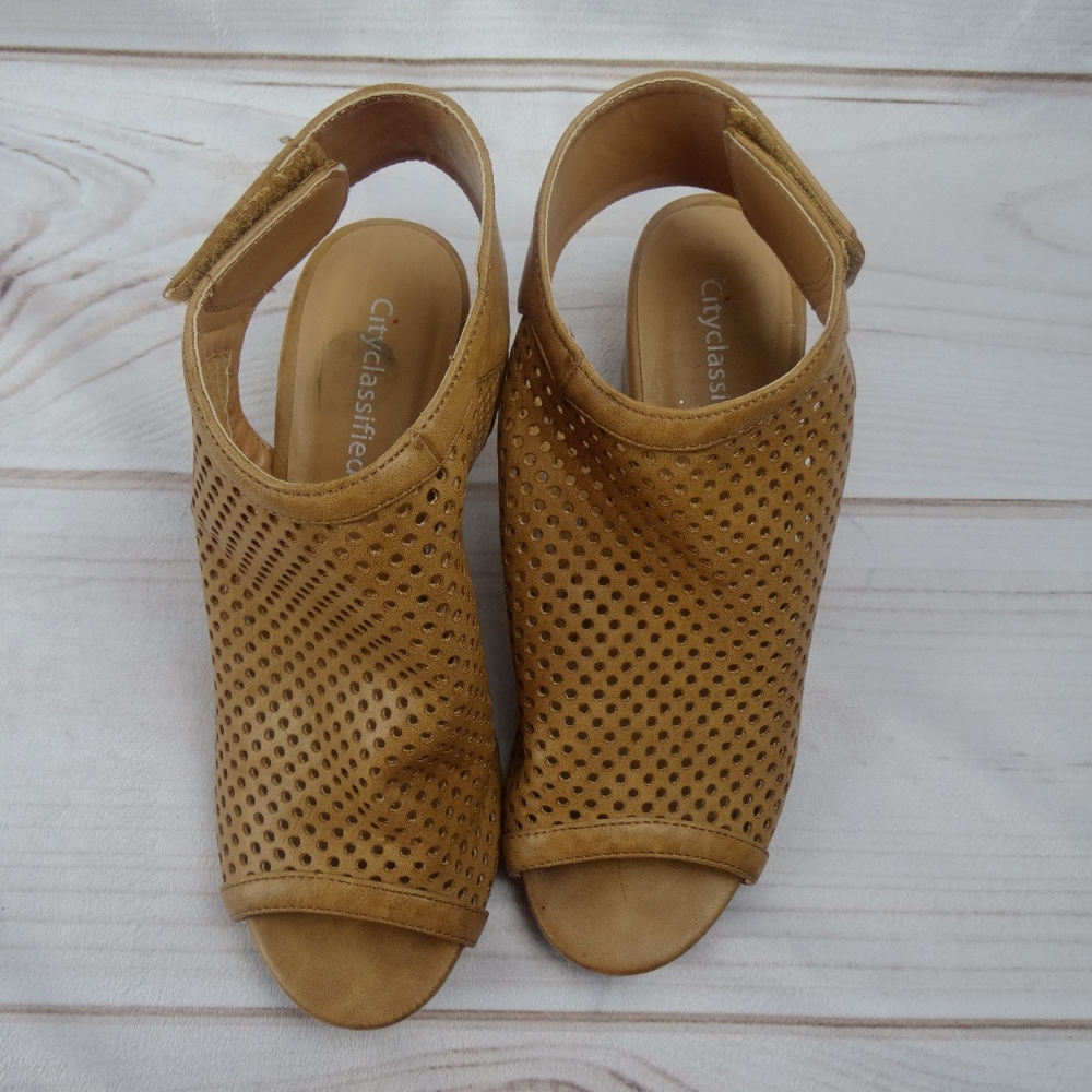 Heel Peep toe velcro