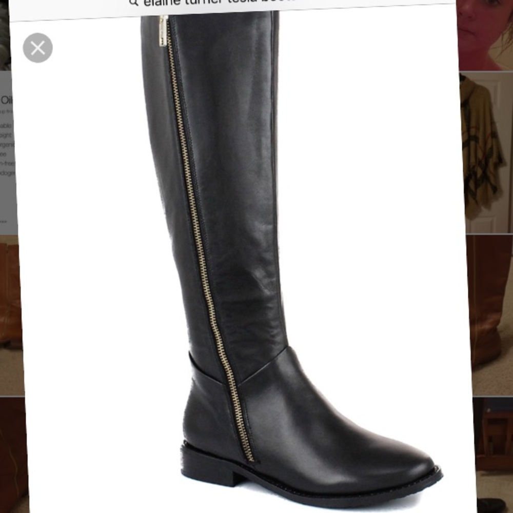 Elaine Turner Black Tesla Boots