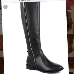 Elaine Turner Black Tesla Boots