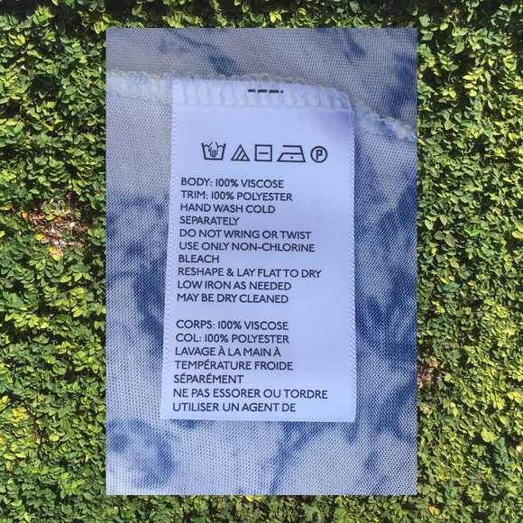 (S) kimchi blue urban outfitters blue bees print - Picture 6 of 8