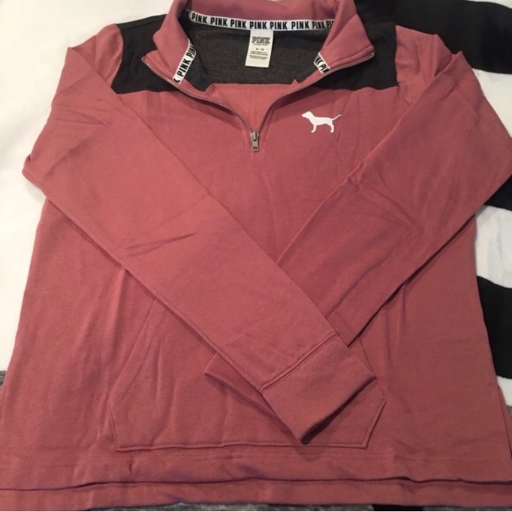 SOLD! VS PINK HALF ZIP