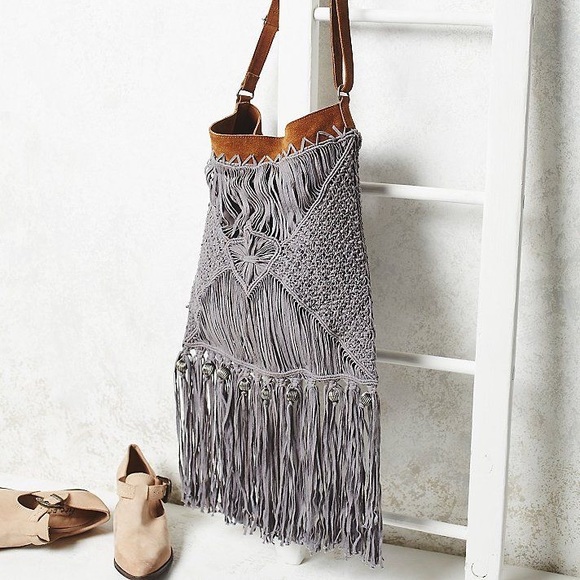 Free People Handbags - 🌙Free People Cascading Fringed Crossbody Bag