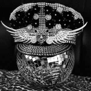 Burning man rave blinged hat Burning man rave blinged hat