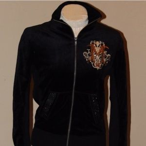 Miss Me Velour Track Jacket (M)