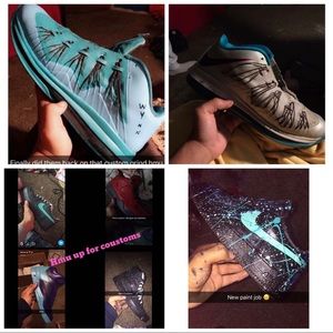 I do shoe customs so hmu if you need what any