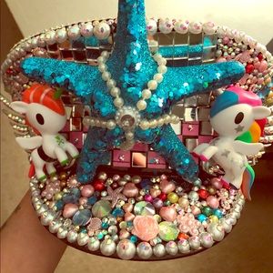 Burningman captain rave blinged hat Burningman captain rave blinged hat