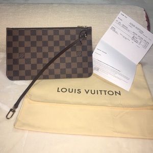 Authentic Louis Vuitton Wristlet MM size