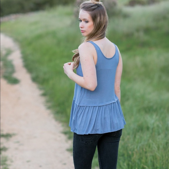 Hailey Ruffle Tank - Picture 2 of 2